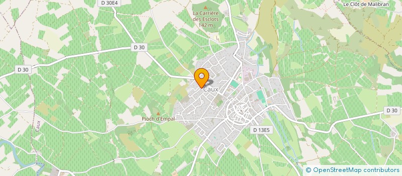 localisation de l'entreprise ALL'EAU PLOMBERIE  CAUX