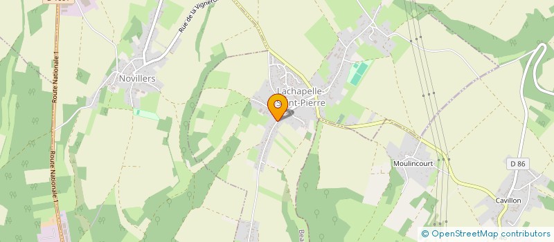 localisation de l'entreprise ALL EAU SERVICES  LACHAPELLE-SAINT-PIERRE