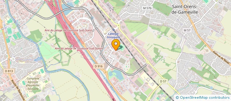 localisation de l'entreprise ALL EVENTS  LABEGE