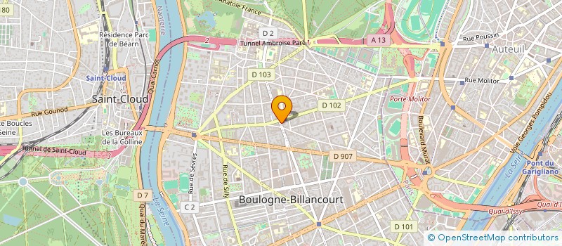 localisation de l'entreprise ALL EXPLORERS à BOULOGNE-BILLANCOURT