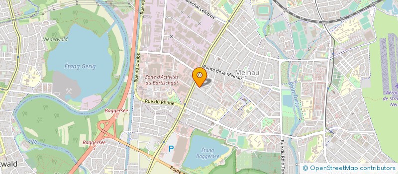 localisation de l'entreprise ALL'EXPRESS à STRASBOURG
