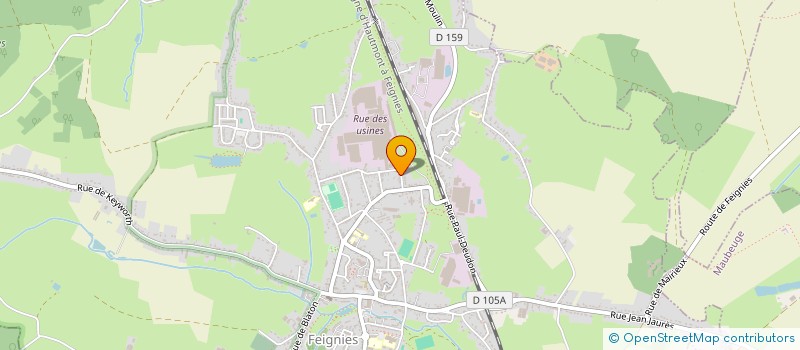 localisation de l'entreprise ALL EXPRESS SARL  FEIGNIES