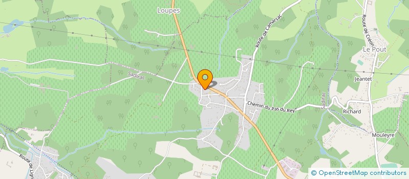 localisation de l'entreprise ALL FIELD POWER  SADIRAC