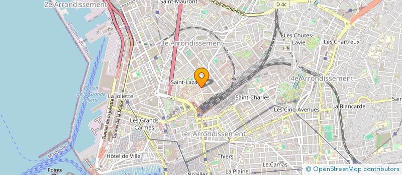 localisation de l'entreprise ALL FILMS à MARSEILLE