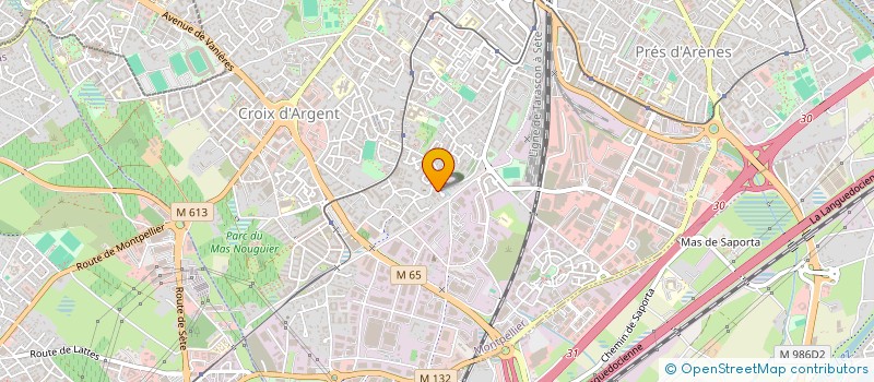localisation de l'entreprise ALL FINANCEMENT à MONTPELLIER