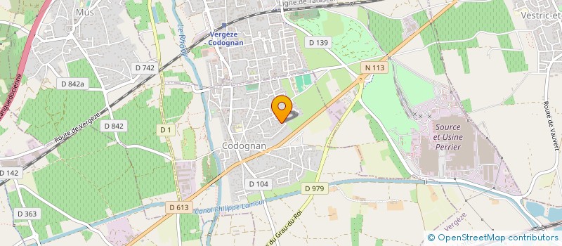 localisation de l'entreprise ALL FIVE  CODOGNAN