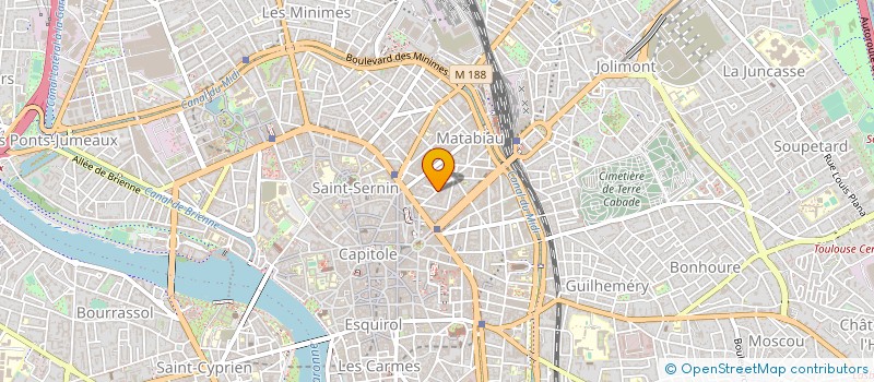 localisation de l'entreprise ALL FOR COM à TOULOUSE