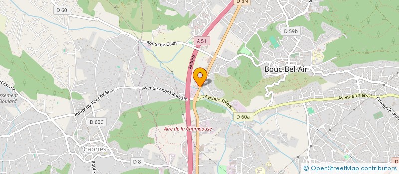 localisation de l'entreprise ALL FOR WOMEN & MEN à BOUC-BEL-AIR