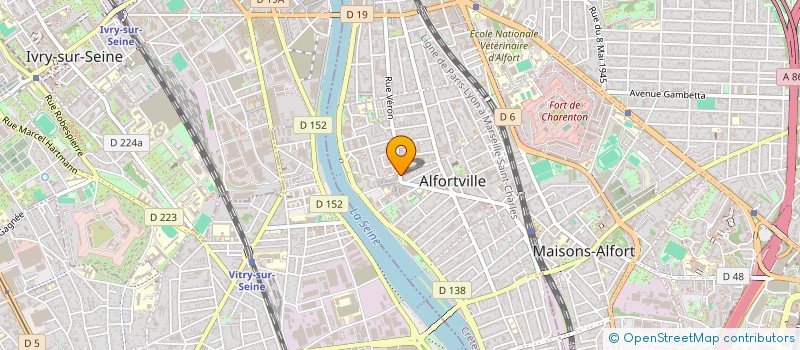 localisation de l'entreprise ALL'FORT  @CTION  ALFORTVILLE