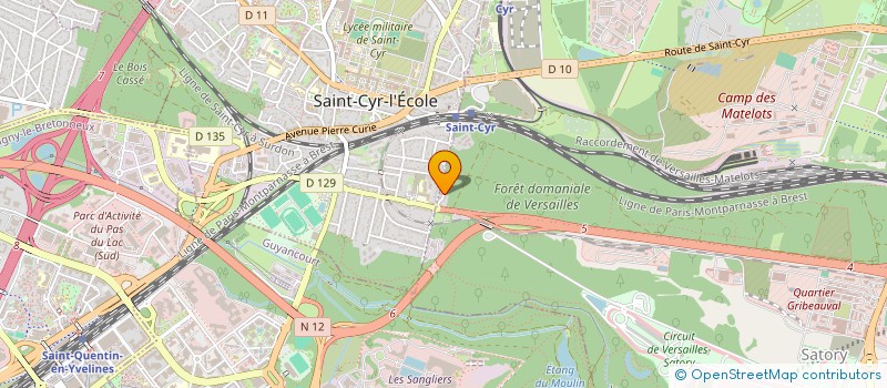 localisation de l'entreprise ALL FREDO à VERSAILLES