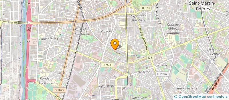 localisation de l'entreprise ALL FREIGHT LOGISTICS à GRENOBLE