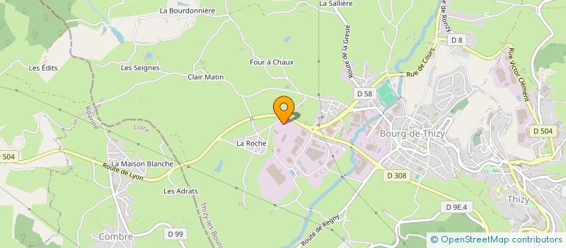 localisation de l'entreprise ALL FRET à THIZY-LES-BOURGS