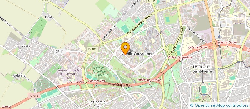 localisation de l'entreprise ALL?GA à CAEN