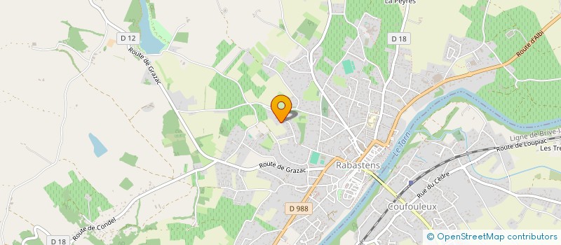 localisation de l'entreprise ALL GROOVE PROJECT  RABASTENS