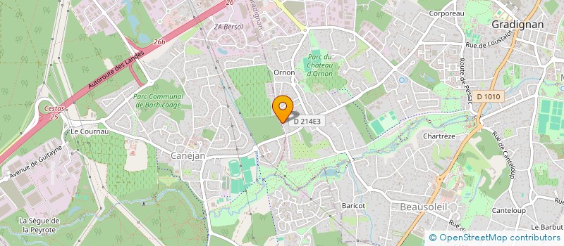 localisation de l'entreprise ALL-IA-NCE  GRADIGNAN