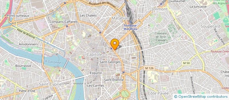 localisation de l'entreprise ALL IMM BET  TOULOUSE