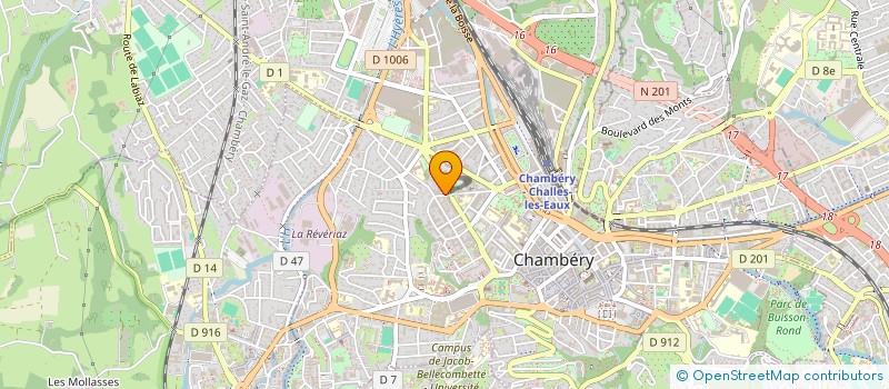 localisation de l'entreprise ALL-IN à CHAMBERY