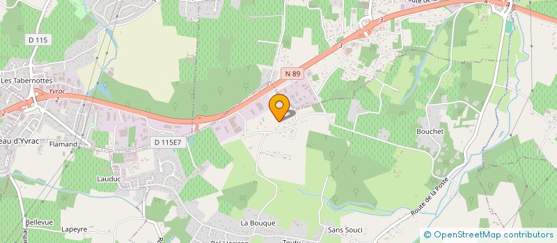 localisation de l'entreprise ALL IN à POMPIGNAC