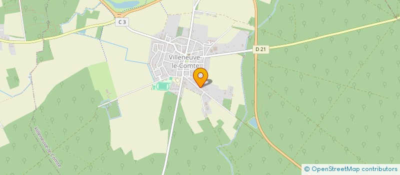 localisation de l'entreprise ALL IN  VILLENEUVE-LE-COMTE