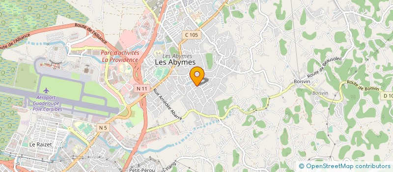 localisation de l'entreprise ALL IN  LES ABYMES