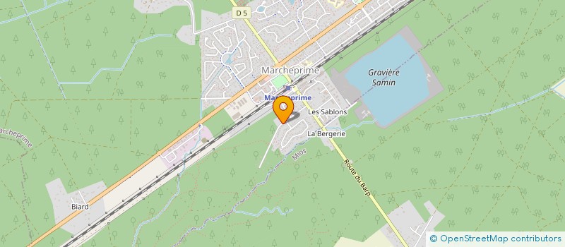 localisation de l'entreprise ALL IN BROADCAST  MARCHEPRIME