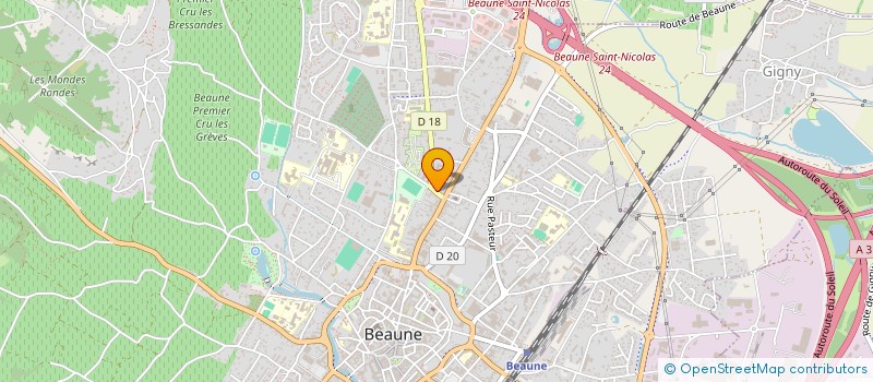 localisation de l'entreprise ALL IN CG à BEAUNE