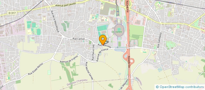 localisation de l'entreprise ALL IN COUNTRY CLUB DECINES  DECINES-CHARPIEU