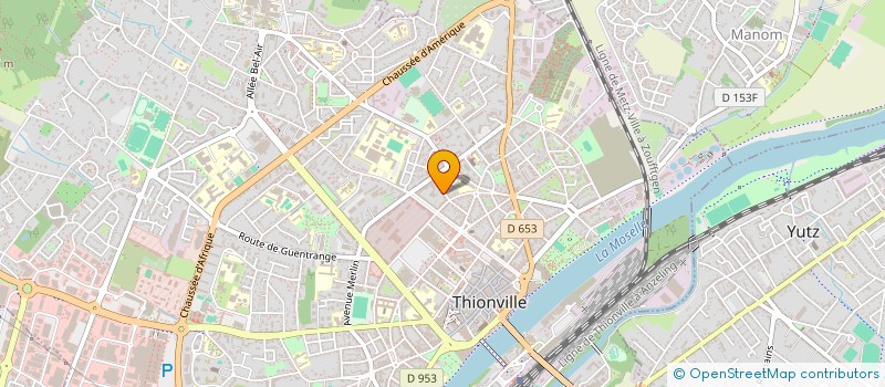 localisation de l'entreprise ALL'IN CUISINE à THIONVILLE