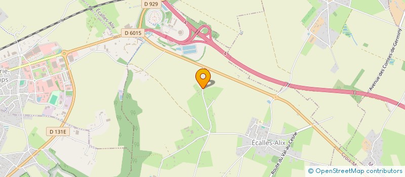 localisation de l'entreprise ALL IN-METAL  ECALLES-ALIX