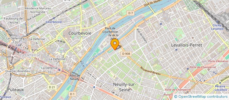 localisation de l'entreprise ALL IN ONE à NEUILLY-SUR-SEINE