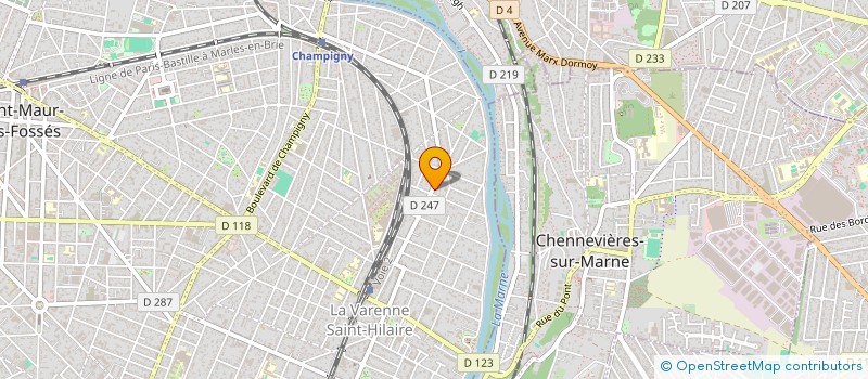 localisation de l'entreprise ALL IN ONE CONCEPT à SAINT-MAUR-DES-FOSSES