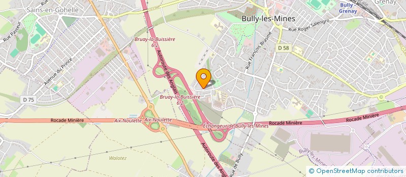 localisation de l'entreprise ALL IN PRODUCTION à BULLY-LES-MINES