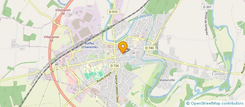 localisation de l'entreprise ALL'IN RENOV  RUFFEC