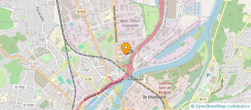 localisation de l'entreprise ALL IN SARL  METZ