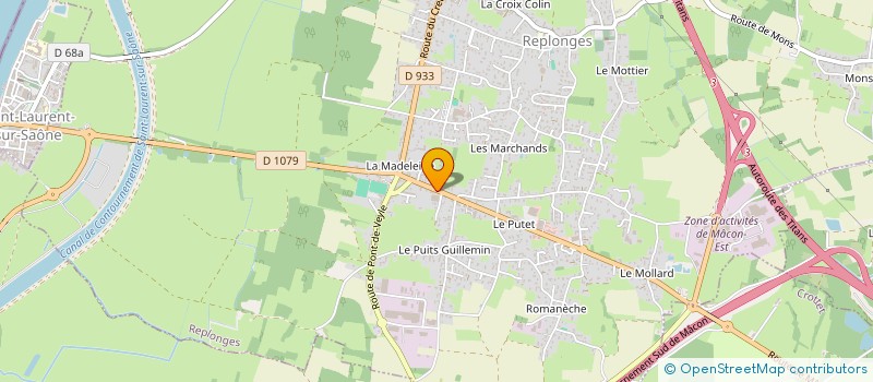 localisation de l'entreprise ALL IN STONE à REPLONGES