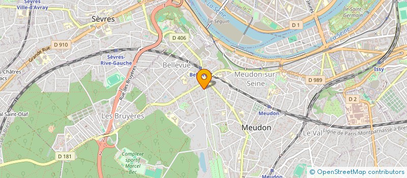 localisation de l'entreprise ALL IN VENTURE à MEUDON
