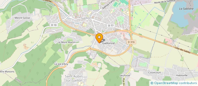 localisation de l'entreprise ALL INCLUSIVE !  GAILLON