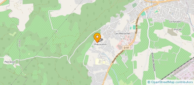 localisation de l'entreprise ALL INOX CUISINE PRO  VIDAUBAN