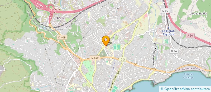 localisation de l'entreprise ALL'INVEST  LA CIOTAT