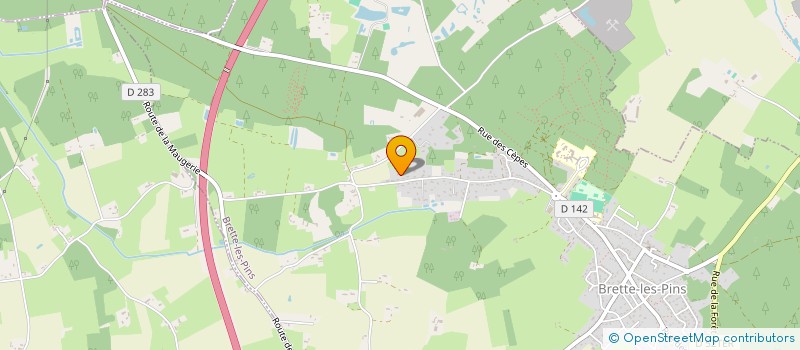 localisation de l'entreprise ALL'INVEST  BRETTE-LES-PINS