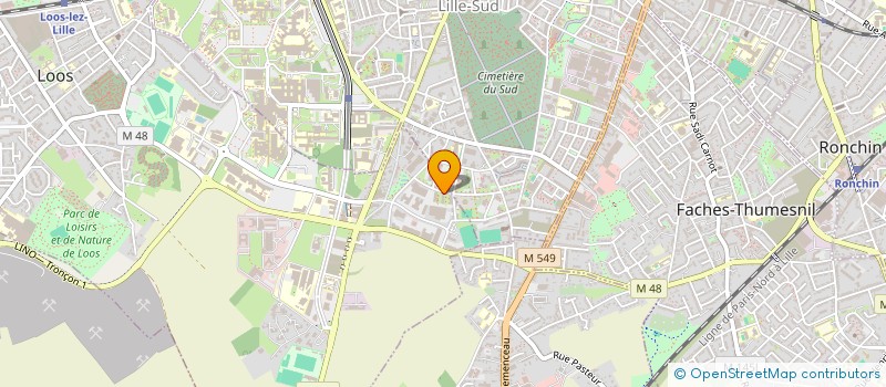 localisation de l'entreprise ALL INVEST  LOOS