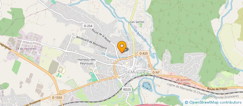 localisation de l'entreprise ALL INVEST CONSULTING  LE MUY