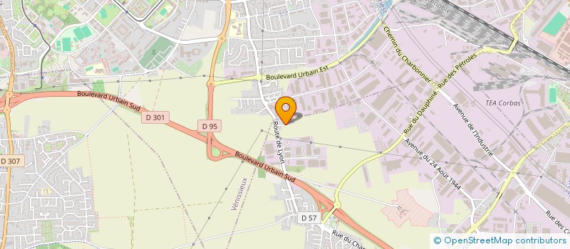 localisation de l'entreprise ALL KITCHEN à CORBAS