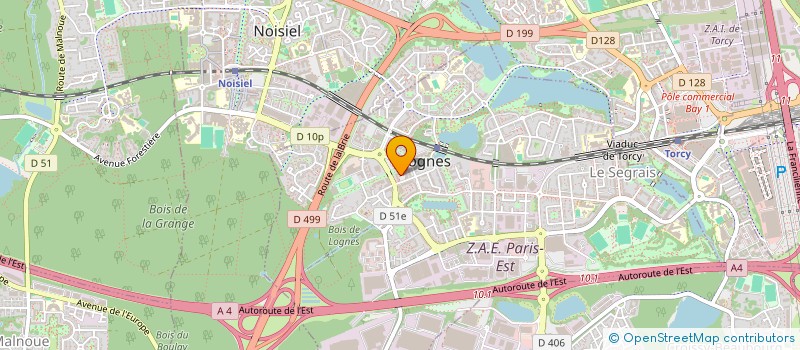 localisation de l'entreprise ALL LEVEL UP à LOGNES