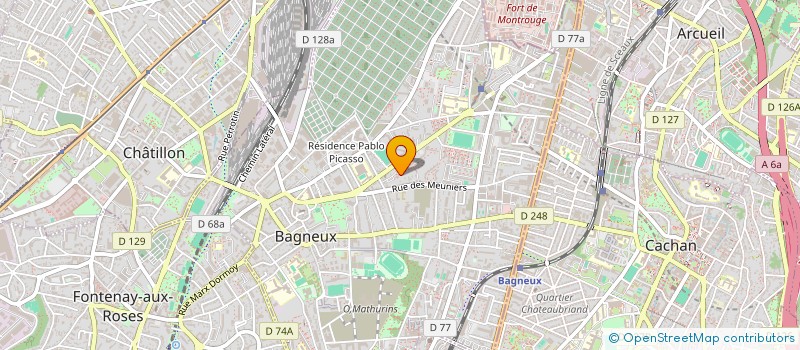localisation de l'entreprise ALL LOGISTICS à BAGNEUX