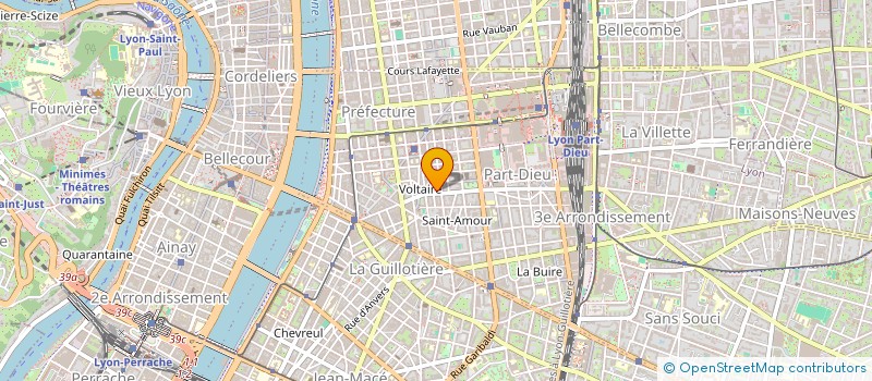 localisation de l'entreprise ALL LYON 3  LYON