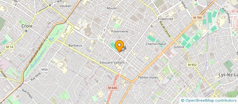 localisation de l'entreprise ALL MARKET à ROUBAIX