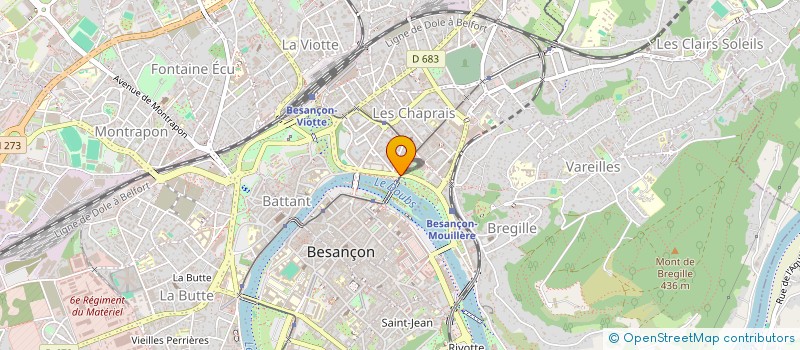 localisation de l'entreprise ALL MIGHTY à BESANCON