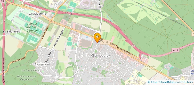 localisation de l'entreprise ALL MOBILITY  CHAMBOURCY