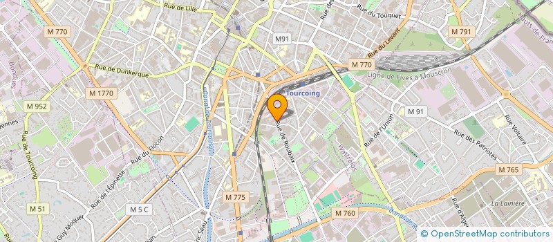 localisation de l'entreprise ALL MUSIK  TOURCOING